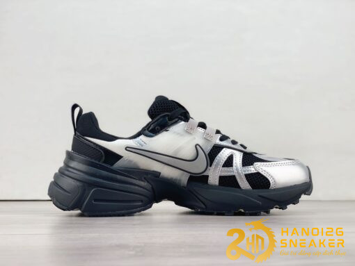 Giày Nike V2K Run Summit Black Silver (3)