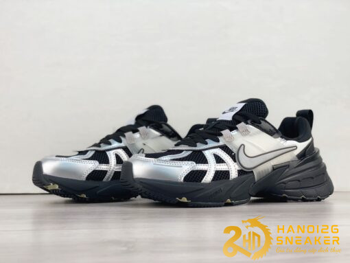 Giày Nike V2K Run Summit Black Silver (4)