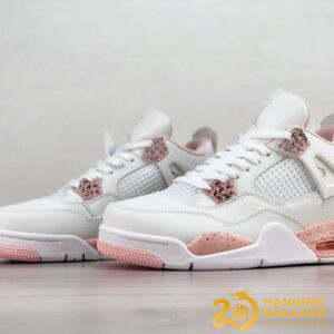 Giày Air Jordan 4 Retro White Peach Pink (5)