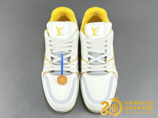 Giày Louis Vuitton Trainer Yellow White Like Auth (2)