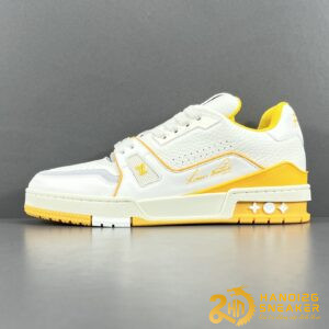 Giày Louis Vuitton Trainer Yellow White Like Auth
