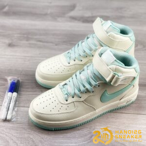 Giày Nike Air Force 1 07 Mid Rice Ice Blue (1)