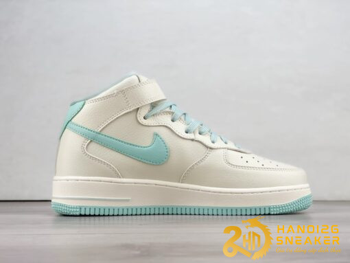Giày Nike Air Force 1 07 Mid Rice Ice Blue (4)