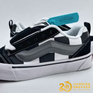 Giày Vans Knu Skool Trainers In Black White (2)