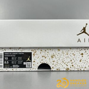 Giày Air Jordan 4 Retro Metallic Gold Like Auth (3)