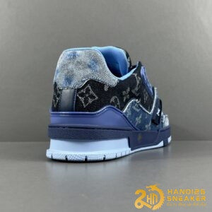 Giày Louis Vuitton Trainer Blue Black 2024 (2)