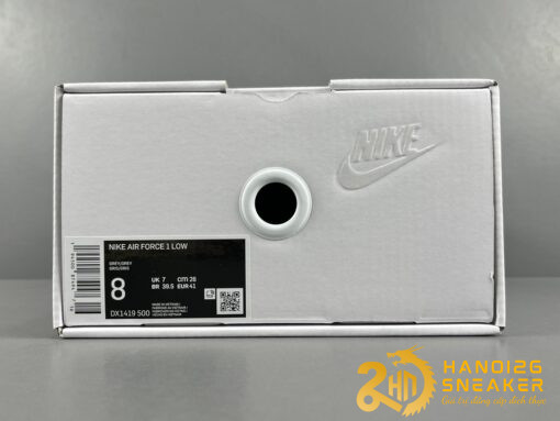 Giày Nike Air Force 1 07 Low Dark Grey White Silver (4)