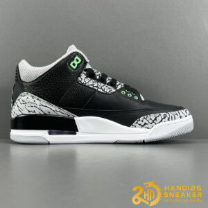 Giày Nike Air Jordan 3 Black Green Glow Cao Cấp (1)