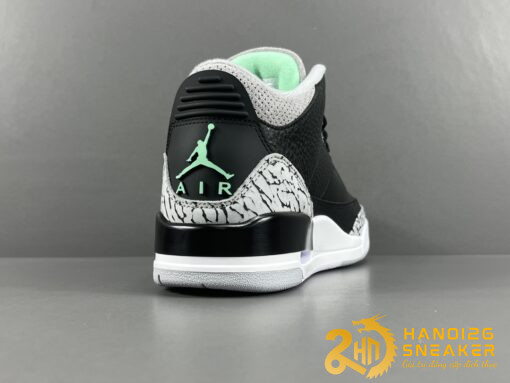Giày Nike Air Jordan 3 Black Green Glow Cao Cấp (2)