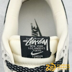 Giày Nike Dunk Low Stussy Cream Black Like Auth (5)