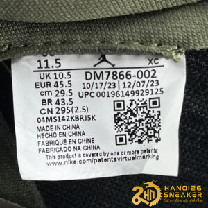 Giày Travis Scott X Air Jordan 1 Low OG Black Olive (4)