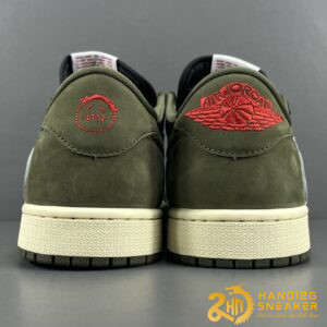 Giày Travis Scott X Air Jordan 1 Low OG Black Olive (5)