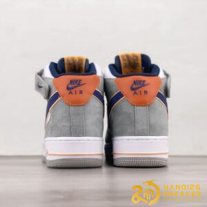 Giày Nike Air Force 1 07 Mid Grey White Navy (7)