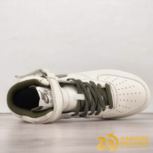 Giày Nike Air Force 1 07 Mid SU19 White Army Green (3)