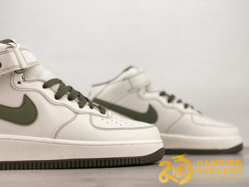 Giày Nike Air Force 1 07 Mid SU19 White Army Green (5)
