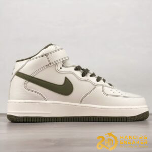 Giày Nike Air Force 1 07 Mid SU19 White Army Green (7)