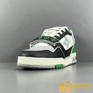 Giày Louis Vuitton Trainer White Grey Black Green (3)