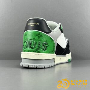Giày Louis Vuitton Trainer White Grey Black Green (7)