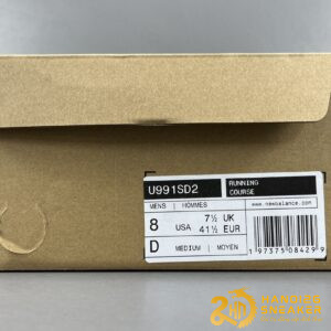 Giày Stone Island × New Balance 991V2 Black (2)