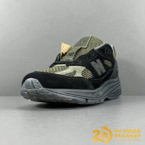 Giày Stone Island × New Balance 991V2 Black (8)