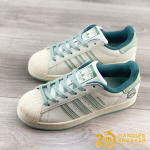 Giày Adidas SuperStar Light Green Beige IE5532 (1)