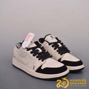 Giày Air Jordan Packaging 1 Low LV Off White Black (1)