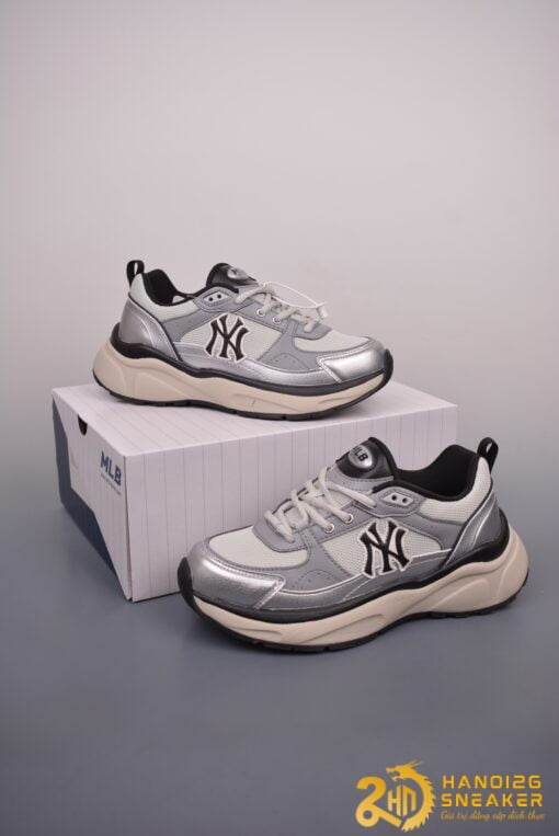 Giày MLB Fastball New York Yankees Silver Black