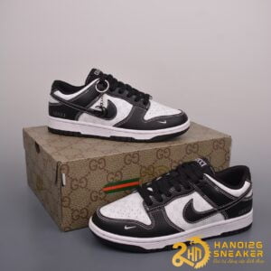 Giày Nike SB Dunk Low GUCCI Panda Black