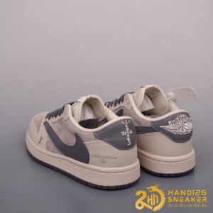 Giày Travis Scott X Air Jordan 1 Low LV Grey Beige (3)