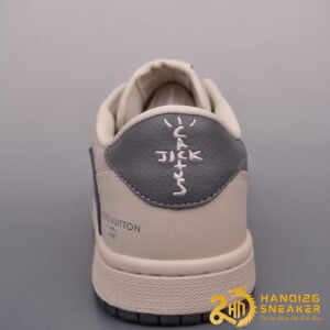 Giày Travis Scott X Air Jordan 1 Low LV Grey Beige (5)