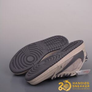 Giày Travis Scott X Air Jordan 1 Low LV Grey Beige (8)