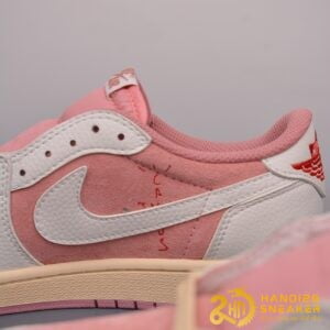 Giày Travis Scott X Air Jordan 1 Low OG Pink Beige Red (8)