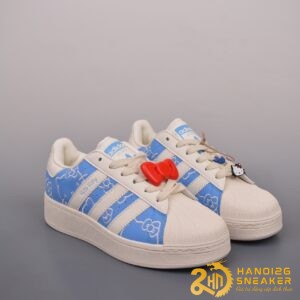 Giày Adidas Superstar XLG Hello Kitty Blue Burst (1)
