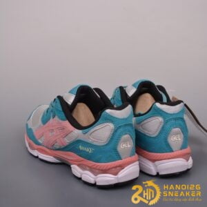 Giày Asics X Awake NY Gel NYC Teal Blue (4)