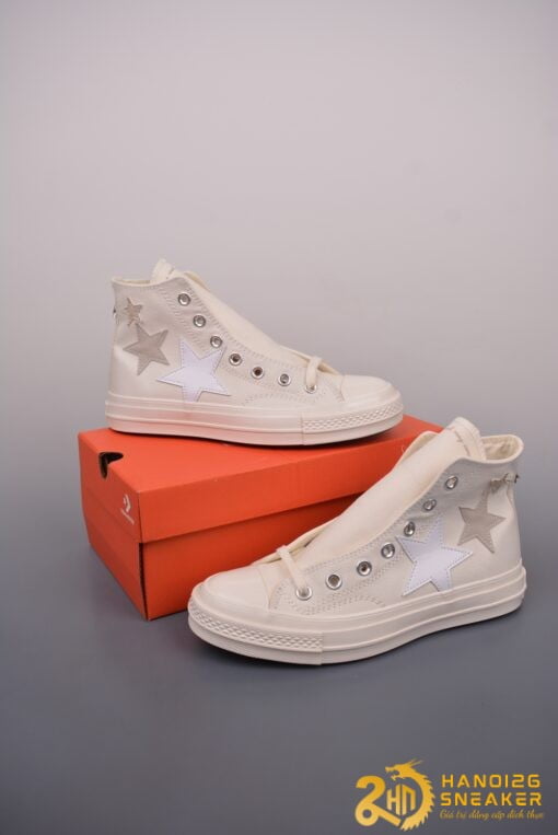 Giày Converse Chuck 70 High Stars Cream A11611C