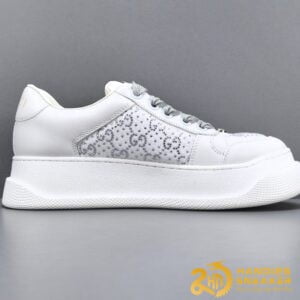 Giày Gucci White Screener Trainer Like Auth (1)