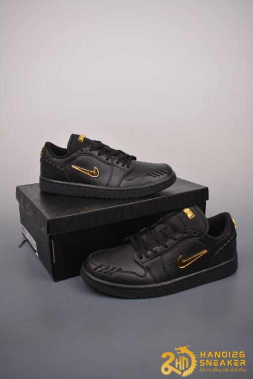 Giày Jordan 1 Low Method Of Make Black Metallic Gold