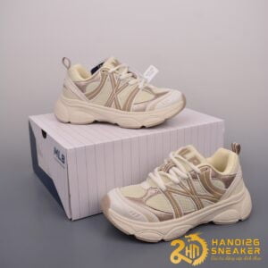 Giày MLB Ace Runner New York Yankees Beige