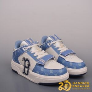Giày MLB Chunky Liner Mid Denim Boston Red Sox D Blue (1)