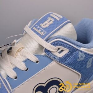 Giày MLB Chunky Liner Mid Denim Boston Red Sox D Blue (5)