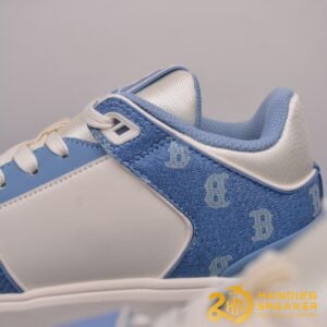 Giày MLB Chunky Liner Mid Denim Boston Red Sox D Blue (7)