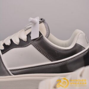 Giày MLB Chunky Liner Mid Denim Boston Red Sox Silver (4)