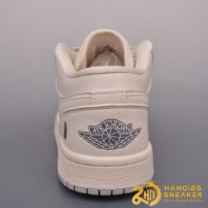 Giày Nike Air Jordan 1 Low BAPE Off White Grey (4)