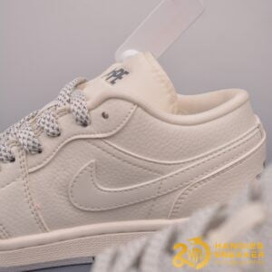 Giày Nike Air Jordan 1 Low BAPE Off White Grey (7)