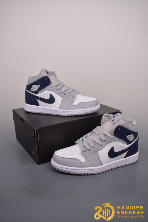 Giày Nike Air Jordan 1 Mid Georgetown Midnight Navy