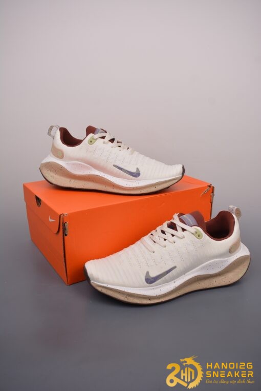 Giày Nike React Infinity Run Flyknit 4 Sail White Tan