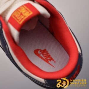 Giày Nike SB Dunk Low Year Of The Dragon Dark Blue Off White Red Gold (3)