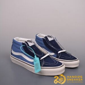 Giày Vans SK8 Mid Reissue Dark Blue Grey VN0A391F5TU (1)