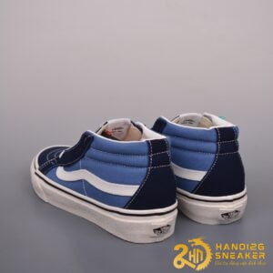 Giày Vans SK8 Mid Reissue Dark Blue Grey VN0A391F5TU (4)