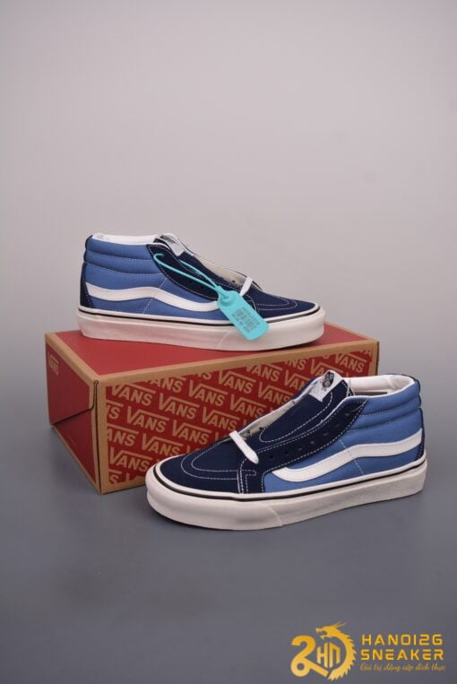 Giày Vans SK8 Mid Reissue Dark Blue Grey VN0A391F5TU